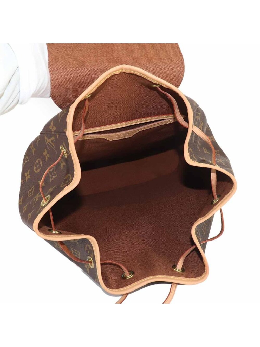 Louis Vuitton Monogram Montsouris GM Backpack Brown - Picture 5 of 10
